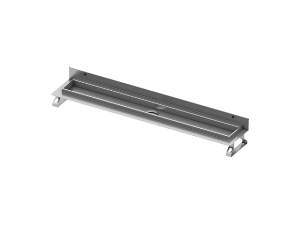 Tece drainline Duschrinne mit Wandaufk. und Seal System Dichtband, 700 mm, 600701
