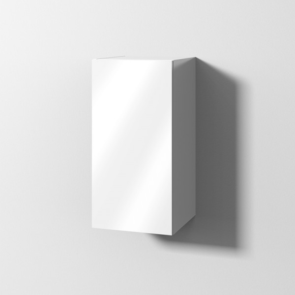 Sanipa Cubes Regalmodul mit 1 Tür, Weiß-Glanz, CT12178