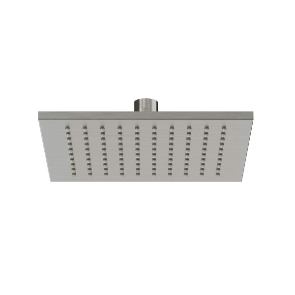 Herzbach LIVING SPA Slim-Regenbrause 200x200mm Black Steel, 11.600200.2.40