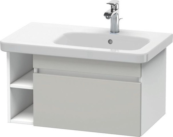Duravit DuraStyle Waschtischunterbau wandhängend Betongrau & Weiß Matt 730x448x398 mm - DS639300718