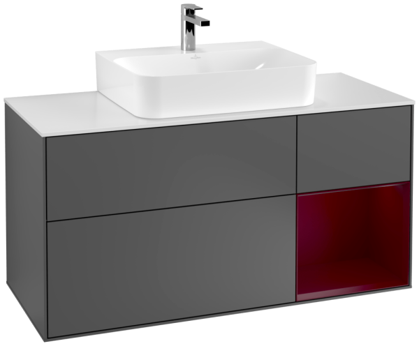 Villeroy & Boch Waschtischunterschrank Finion F17 1200x603x501mm WT mittig, F171HBGK