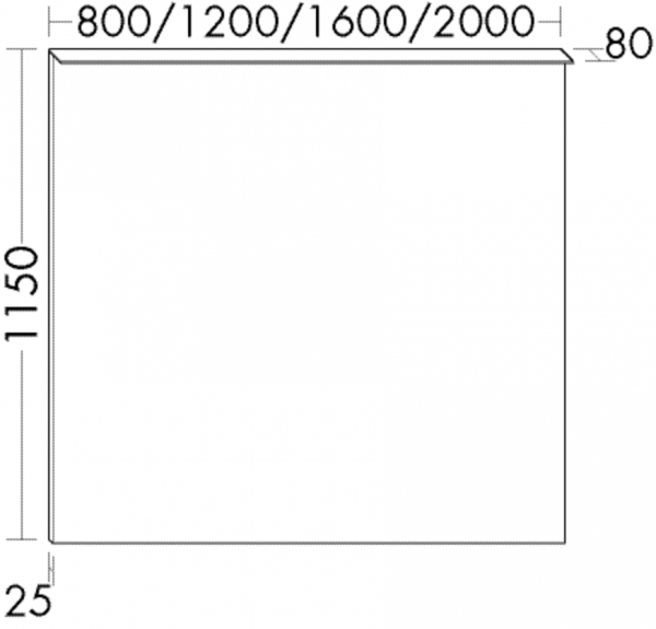Burgbad Leuchtspiegel Crono HGL 1150x1600x80 Crono HGL, SIGV1601020