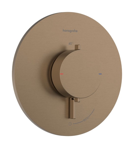 Hansgrohe Thermostat Unterputz Ecostat Comfort S Fertigset 1 Verbraucher brushed bronze , 33714140