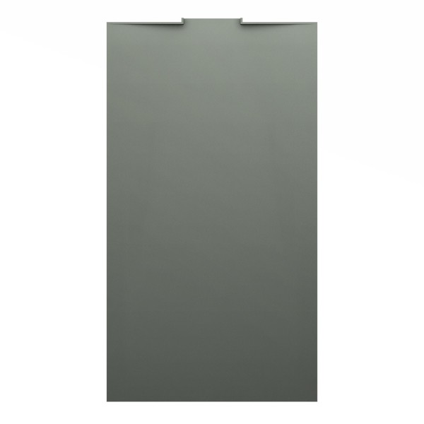 Laufen Duschwanne NIA 1000x1800x38 Marbond mit Wandablauf betongrau, H2110300790001