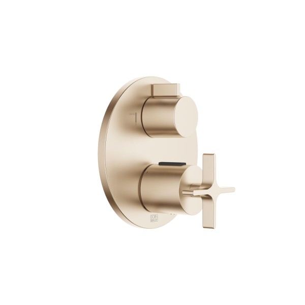 Dornbracht UP-Thermostat mit Zweiwege-Mengenregulierung VAIA 36426809 Champagne gebürstet (22kt Gold
