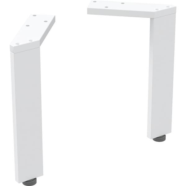 Geberit Set Füße schmal (2 Stück): H=22.5-23.3cm, weiß / pulverbeschichtet matt, 502330011