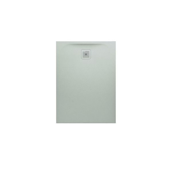 LAUFEN Duschwanne Pro aus Marbond 1100x800x33 Ablauf kurze Seite Hellgrau, H2129540770001