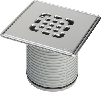 Viega Aufsatz 4934.5 in 150x150mm Kunststoff grau