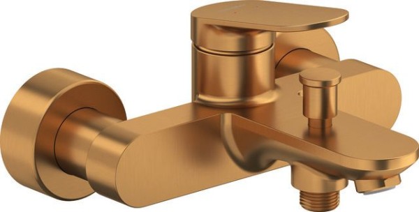 Duravit Wave Einhebel-Wannenmischer Aufputz Bronze Gebürstet 216x198x113 mm - WA5230000004