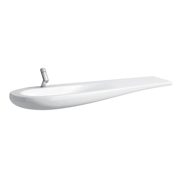 LAUFEN Waschtisch Il Bagno Alessi One 1600x500, weiß mit LCC , Ablage rechts, 81497.1, 8149714001091