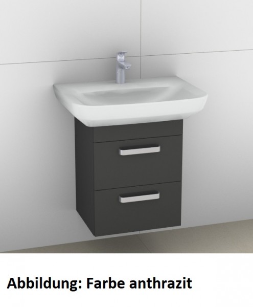 Artiqua 414 Waschtischunterschrank für Sentique 514366 Eiche Weiß quer NB, 414-WU2L-V15-7186-440