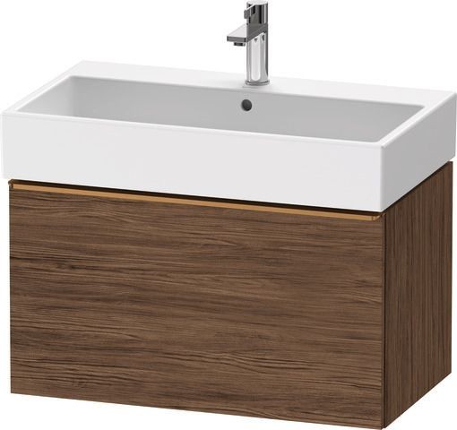 Duravit D-Neo Waschtischunterbau wandhängend Nussbaum dunkel Matt 784x442x440 mm - DE4273004210000
