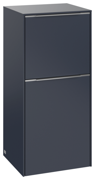 Villeroy & Boch Subway 3.0 Seitenschrank, 1 Auszug, 1 Tür, 400 x 860 x 346,5 mm, Marine Blue / Marin
