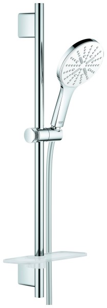 GROHE Brausestg.-Set RSH 130 SmartActive 26577 600mm 9,5l moon white/chrom, 26577LS0