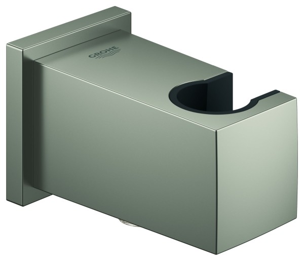 GROHE Wandanschlussbogen Euphoria Cube 26370 mit Wandbrausehalter satin steel, 26370MS0