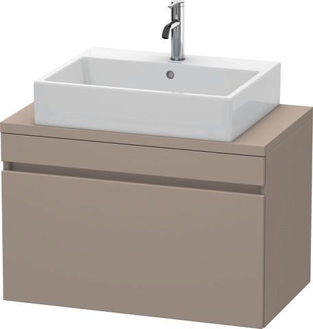 Duravit DuraStyle Konsolenwaschtischunterbau wandhängend Basalt Matt 800x478x512 mm - DS530204343