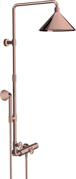 Hansgrohe Showerpipe Axor Front Polished Red Gold