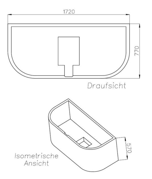 Neuesbad Wannenträger für Bette Starlet 1 175x80 oval