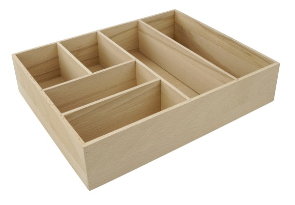Fackelmann Schubladen-Box Buche 26x7x32 cm, 86892