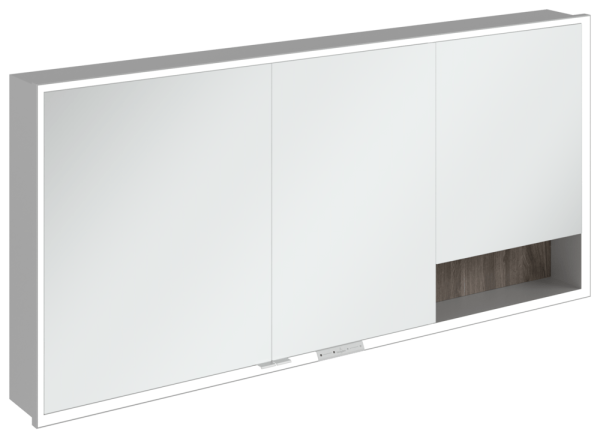 Villeroy & Boch Einbau-Spiegelschrank My View+ A48216 1600x750x167mm mit Beleuchtung Stone Oak