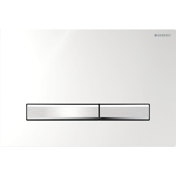Geberit Geberit Betätigungsplatte Sigma50 für 2-Mengen-Spülung glanzchrom, 115788212