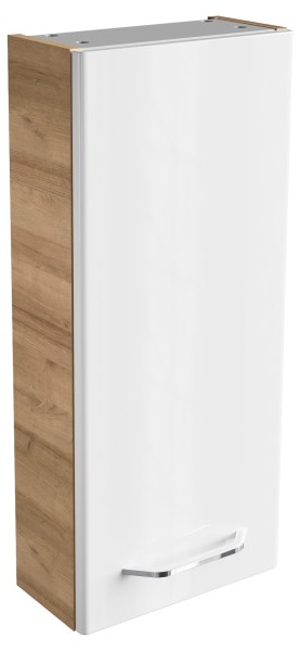 Fackelmann MILANO Hängeschrank 30x68x15,5 AsEi/Weiß, 1 Tür, 84225