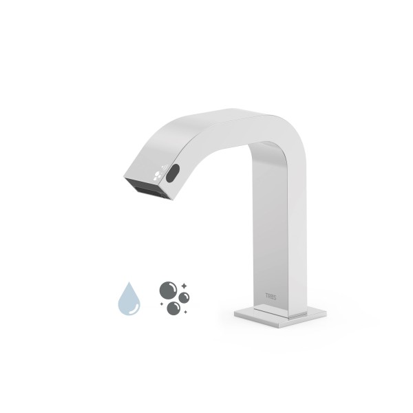 Tres Elektronisch gesteuerte Waschtischarmatur mit 1 Wasserauslauf und automatischem , 39210304