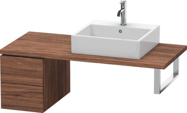 Duravit L-Cube Unterschrank für Konsole Nussbaum dunkel Matt 320x547x400 mm - LC583502121