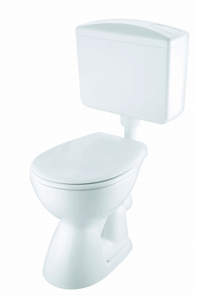 Neuesbad Basic plus Stand-WC Komplettset, Abgang innen senkrecht