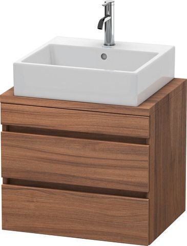 Duravit DuraStyle Konsolenwaschtischunterbau wandhängend Nussbaum Matt 600x478x512 mm - DS530507979