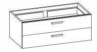 Artiqua COLLECTION 414 Artiqua COLLECTION 414 Waschtischunterschrank zu"Subway 2.0"7176D2 B:1250mm