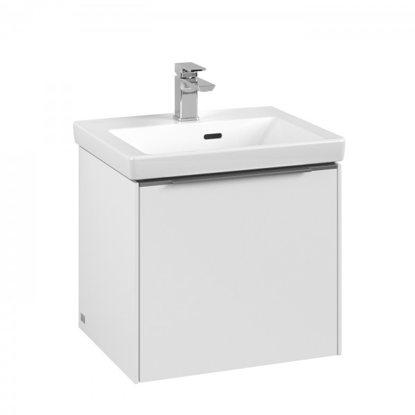 Villeroy & Boch Subway 3.0 Waschbeckenunterschrank, 1 Auszug, 473 x 432 x 391,5 mm, Pure White / Pur