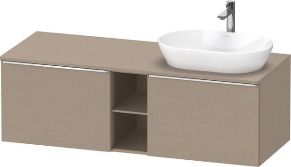Duravit D-Neo Konsolenwaschtischunterbau wandhängend Leinen Matt 1400x550x459 mm - DE4950R10750000