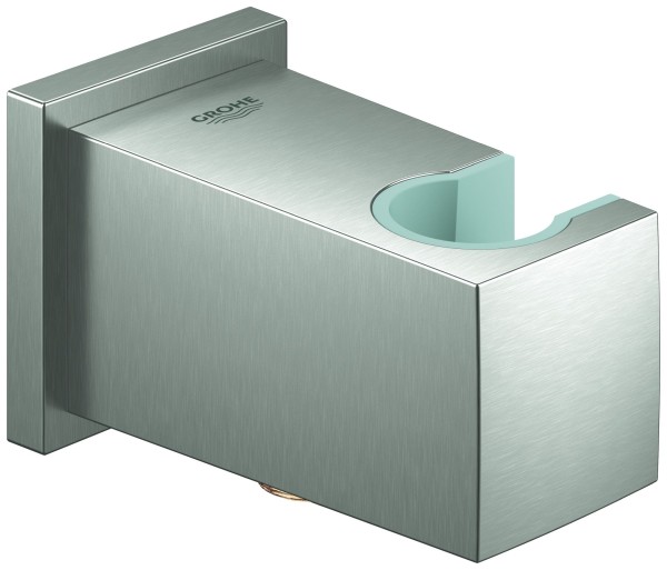 GROHE Wandanschlussbogen Euphoria Cube 26370 mit Brausehalter supersteel, 26370DC0