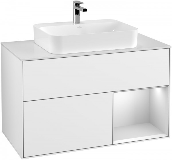 Villeroy & Boch Waschtischunterschrank Finion F37 1000x603x501mm WT mittig, F371MTGF