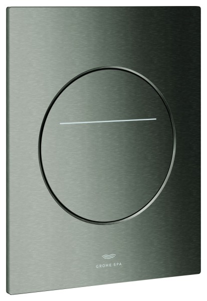 GROHE WC-Betätigung Arina 104645 rund Silk Motion hard graphite gebürstet, 104645AL00