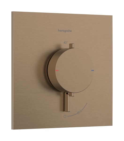 Hansgrohe Thermostat Unterputz Ecostat Comfort E Fertigset 1 Verbraucher brushed bronze , 33710140