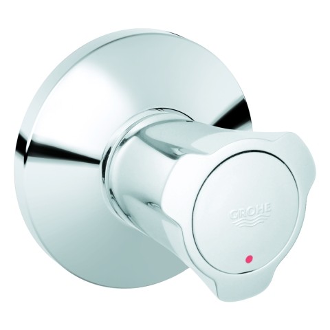 GROHE UP-Ventil Oberbau Costa 19855 Mark. rot Einbautiefe 15-40 mm chrom