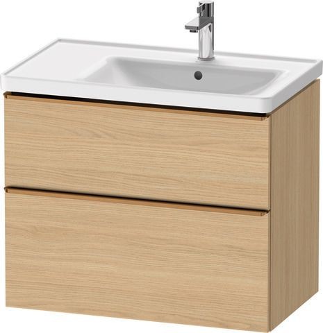 Duravit D-Neo Waschtischunterbau wandhängend Natur Eiche Matt 784x452x625 mm - DE4358004300000