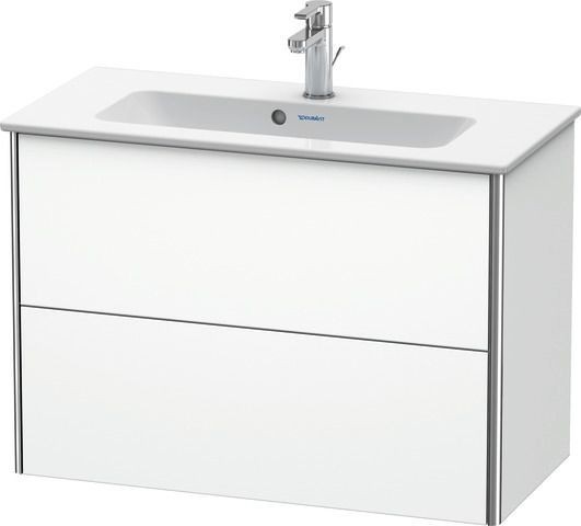 Duravit XSquare Waschtischunterbau wandhängend Weiß Supermatt 810x388x560 mm - XS416608484