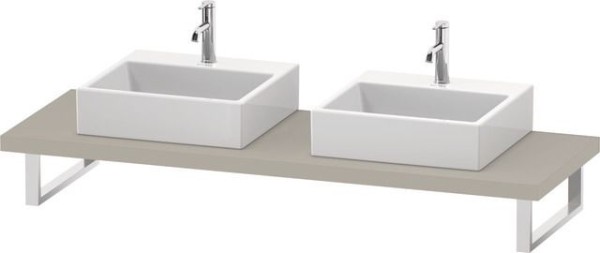 Duravit L-Cube Konsole Taupe Supermatt 800x550x45 mm - LC103C08383