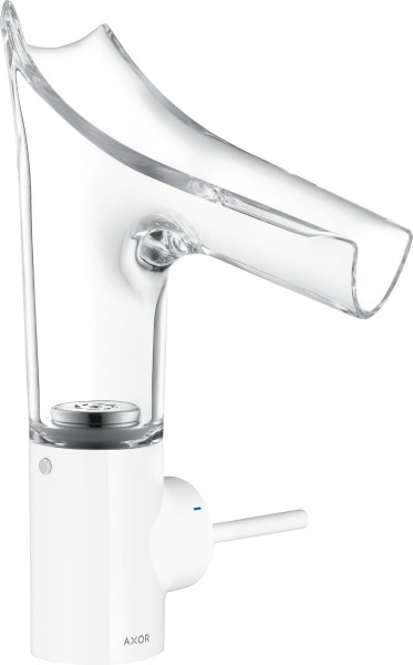 Hansgrohe Waschtischmischer Axor Starck V weiss Nicht für (halb-)öf.Bereich empfohlen., 12112450