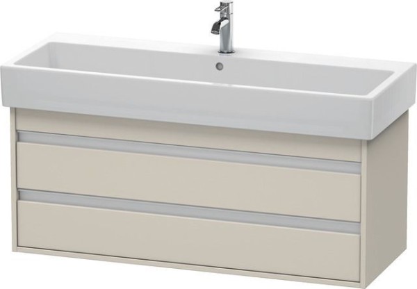 Duravit Ketho Waschtischunterbau wandhängend Taupe Matt 1150x440x480 mm - KT663909191