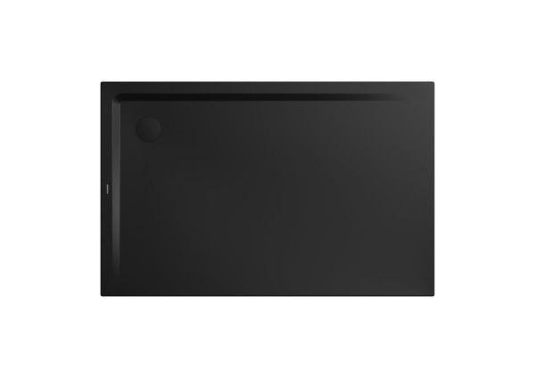 Kaldewei Duschwanne SUPERPLAN 1827-2, 700x1500x25 mm, schwarz matt 100, Secure Plus, 382748042676