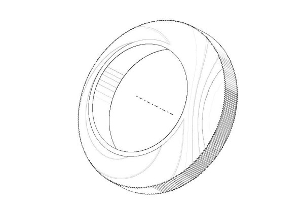 Dornbracht Griff Ersatzteile 092036005 D. 28 x 7 mm Platin