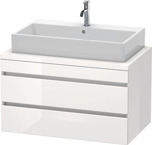 Duravit DuraStyle Konsolenwaschtischunterbau wandhängend Weiß Hochglanz 900x548x512 mm - DS531802222
