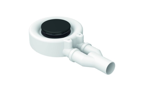 Bette Duschfläche Duschwanne Ab- und Überlauf BetteScope schwarz glänzend, B574-056