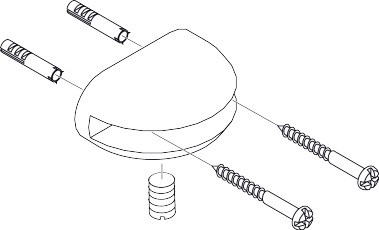 Hansgrohe Halter Axor für Glasablage chrom , 40255000