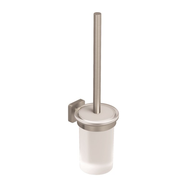 Kludi VELA S Toilettenbürstengarnitur Stainless Brushed Nickel PVD, 25974N5