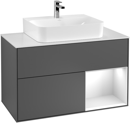 Villeroy & Boch Waschbeckenunterschrank Finion G12 1000x603x501mm m Bel FK/RE/AP: GK/HJ/1